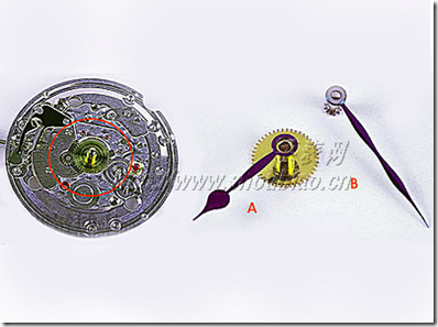 图解手表的构造及零件名称