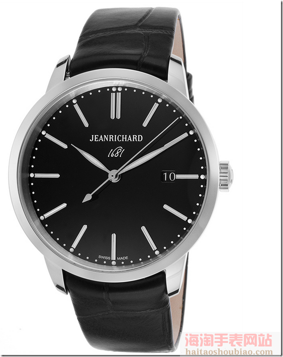 thewatchery 优惠码 Jean Richard 尚维沙 1681系列 60300-11-631-AA6 男款机械腕表$1010.69