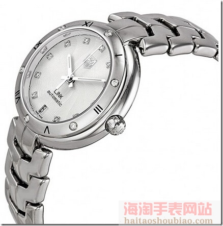 JomaShop Tag Heuer 豪雅 Link 系列镶钻机械女表$1575