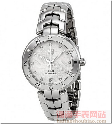 JomaShop Tag Heuer 豪雅 Link 系列镶钻机械女表$1575