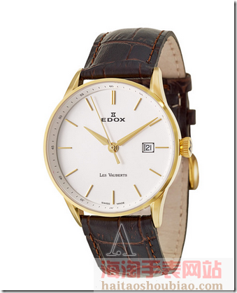 ashford 优惠码 EDOX 依度 Les Vauberts系列 70172-37JA-AID 男士时装腕表$188